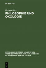 Cover-Bild Philosophie und Ökologie