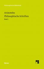 Cover-Bild Philosophische Schriften. Band 1