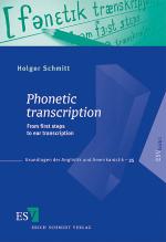 Cover-Bild Phonetic transcription