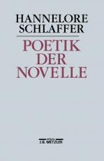 Cover-Bild Poetik der Novelle