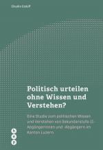 Cover-Bild Politisch urteilen ohne Wissen und Verstehen? (E-Book)