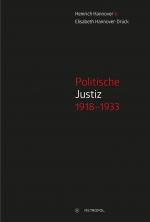 Cover-Bild Politische Justiz 1918–1933