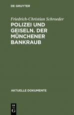Cover-Bild Polizei und Geiseln. Der Münchener Bankraub