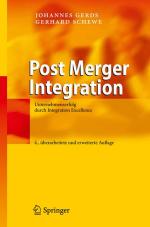 Cover-Bild Post Merger Integration