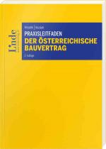 Cover-Bild Praxisleitfaden Der österreichische Bauvertrag