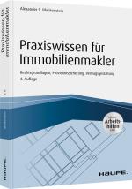 Cover-Bild Praxiswissen für Immobilienmakler - inkl. Arbeitshilfen online