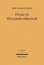 Cover-Bild Private im Wirtschaftsvölkerrecht