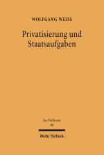 Cover-Bild Privatisierung und Staatsaufgaben