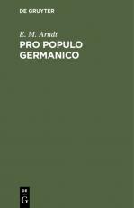 Cover-Bild Pro populo germanico