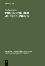 Cover-Bild Probleme der Aufrechnung
