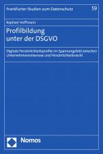 Cover-Bild Profilbildung unter der DSGVO