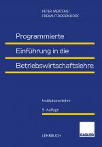 Cover-Bild Programmierte Einführung in die Betriebswirtschaftslehre