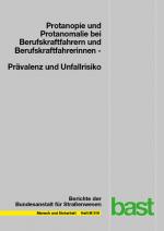 Cover-Bild Protanopie und Protanomalie bei Berufskraftfahrern und Berufskraftfahrerinnen: Prävalenz und Unfallrisiko