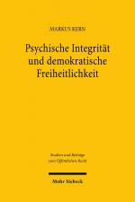 Cover-Bild Psychische Integrität und demokratische Freiheitlichkeit