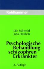 Cover-Bild Psychologische Behandlung schizophren Erkrankter