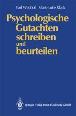 Cover-Bild Psychologische Gutachten schreiben und beurteilen