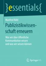 Cover-Bild Publizistikwissenschaft erneuern