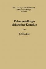 Cover-Bild Pulvermetallurgie elektrischer Kontakte