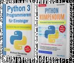 Cover-Bild Python 3 Programmieren für Einsteiger + Python Kompendium (Taschenbuch)