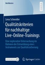Cover-Bild Qualitätskriterien für nachhaltige Live-Online-Trainings