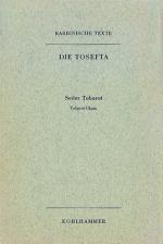Cover-Bild Rabbinische Texte, Erste Reihe: Die Tosefta. Band VI: Seder Toharot