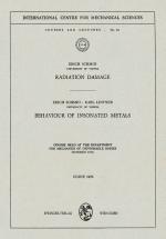 Cover-Bild Radiation Damage. Behaviour of Insonated Metals