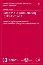 Cover-Bild Rassische Diskriminierung in Deutschland