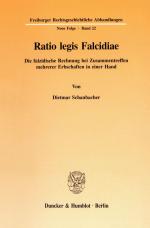 Cover-Bild Ratio legis Falcidiae.