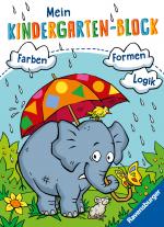 Cover-Bild Ravensburger Mein Kindergarten-Block - Farben, Formen, Logik- Rätselspaß für Kindergartenkinder ab 5 Jahren - Förderung von Logik, Aufmerksamkeit und Ausdauer