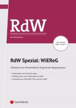 Cover-Bild RdW Spezial: WiEReG