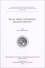 Cover-Bild Recht, Krieg und Frieden bei Hugo Grotius