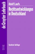 Cover-Bild Rechtsentwicklungen in Deutschland