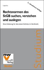 Cover-Bild Rechtsnormen des StGB suchen, verstehen Rechtsnormen des StGB suchen, verstehen und auslegen