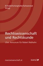 Cover-Bild Rechtswissenschaft und Rechtskunde