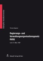Cover-Bild Regierungs- und Verwaltungsorganisationsgesetz RVOG