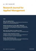 Cover-Bild Research Journal for Applied Management - Jg. 1, Heft 2