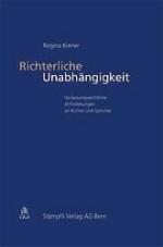 Cover-Bild Richterliche Unabhängigkeit