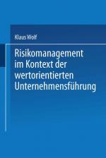 Cover-Bild Risikomanagement im Kontext der wertorientierten Unternehmensführung