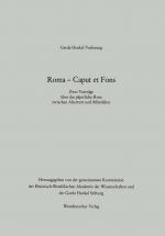 Cover-Bild Roma — Caput et Fons