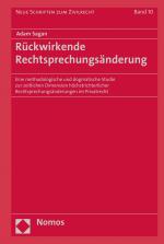 Cover-Bild Rückwirkende Rechtsprechungsänderung