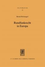 Cover-Bild Rundfunkrecht in Europa
