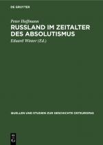 Cover-Bild Rußland im Zeitalter des Absolutismus