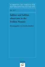 Cover-Bild Sabbat und Sabbatobservanz in der Frühen Neuzeit