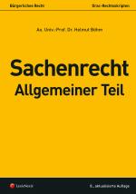Cover-Bild Sachenrecht Allgemeiner Teil