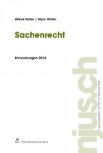 Cover-Bild Sachenrecht, Entwicklungen 2010