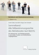Cover-Bild Sammelband: Alle Mitbestimmungsrechte des Betriebsrates laut BetrVG