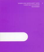 Cover-Bild Sammlung Burghardt Wien - Christian Hutzinger - November