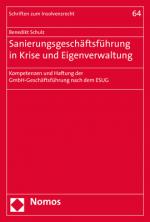 Cover-Bild Sanierungsgeschäftsführung in Krise und Eigenverwaltung