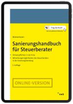Cover-Bild Sanierungshandbuch für Steuerberater