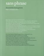 Cover-Bild sans phrase